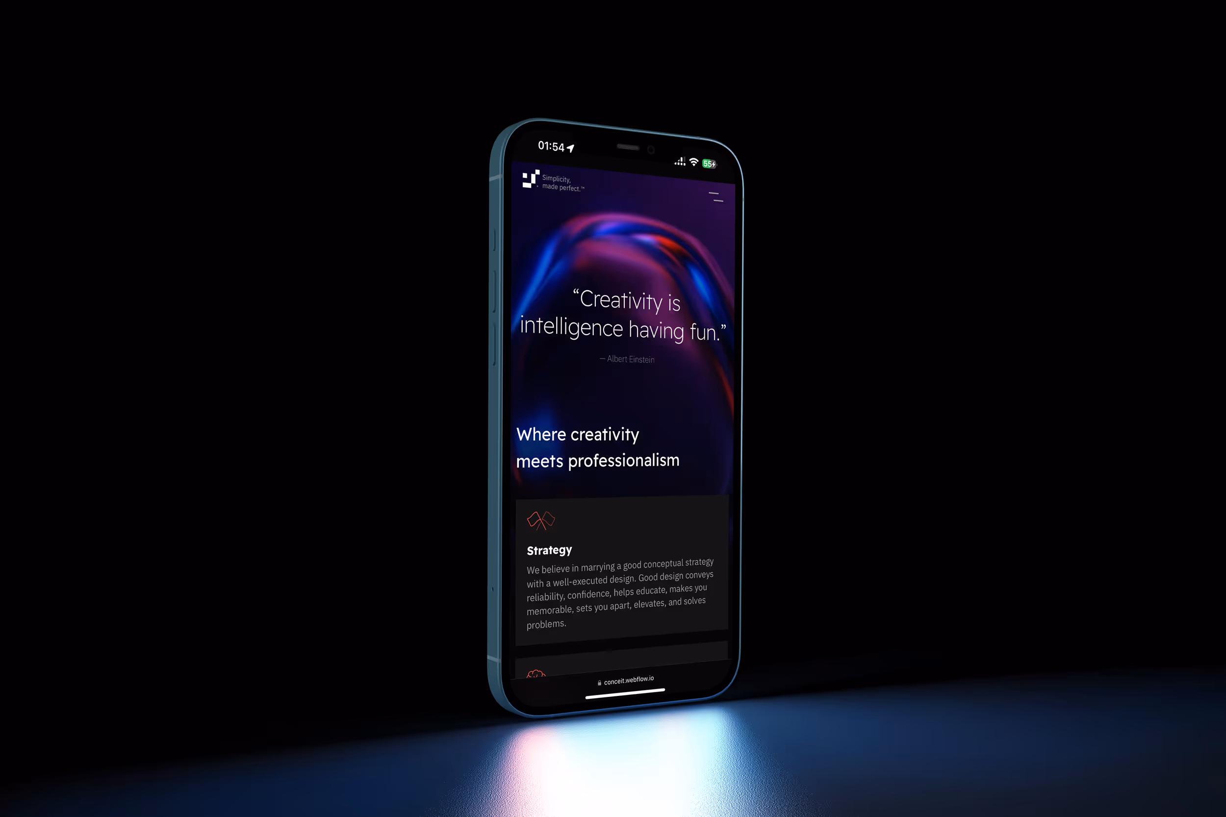 Conceit Website — 4